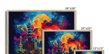 2024 Year Of The Dragon Celebration Framed Print by Prodigi