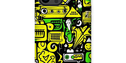 Graffiti Green and Yellow Abstract: A Dive into Vibrant Urban Art Tough Phone Case by Prodigi