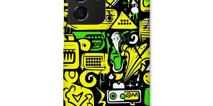 Graffiti Green and Yellow Abstract: A Dive into Vibrant Urban Art Snap Phone Case by Prodigi