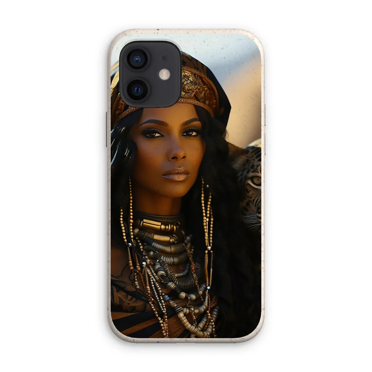 Blue Empress and The Majestic Leopard Eco Phone Case - D'Sare