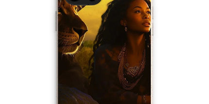Empress Divine: The Black Feminine & Lion of Judah Legacy Eco Phone Case by Prodigi