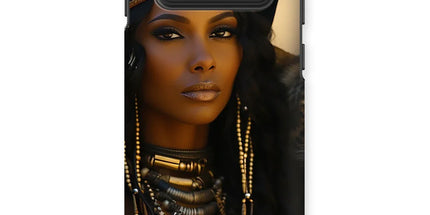 Blue Empress and The Majestic Leopard Tough Phone Case by Prodigi