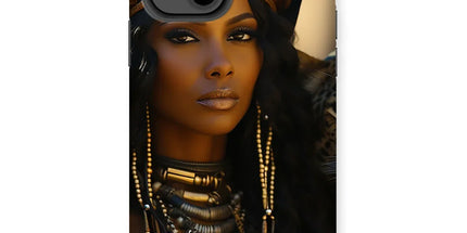 Blue Empress and The Majestic Leopard Tough Phone Case by Prodigi