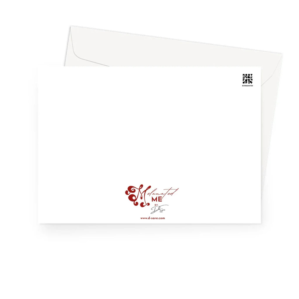 Happy Solar Return Empowered Ebony Sentiments Greeting Card - D'Sare