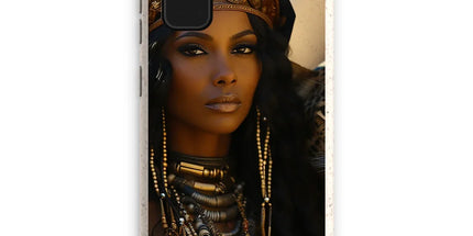 Blue Empress and The Majestic Leopard Eco Phone Case by Prodigi