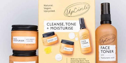 Upcircle Beauuty Eco Friendly Vegan Gift - Cleanse, Tone + Moisturise Set by D'Sare