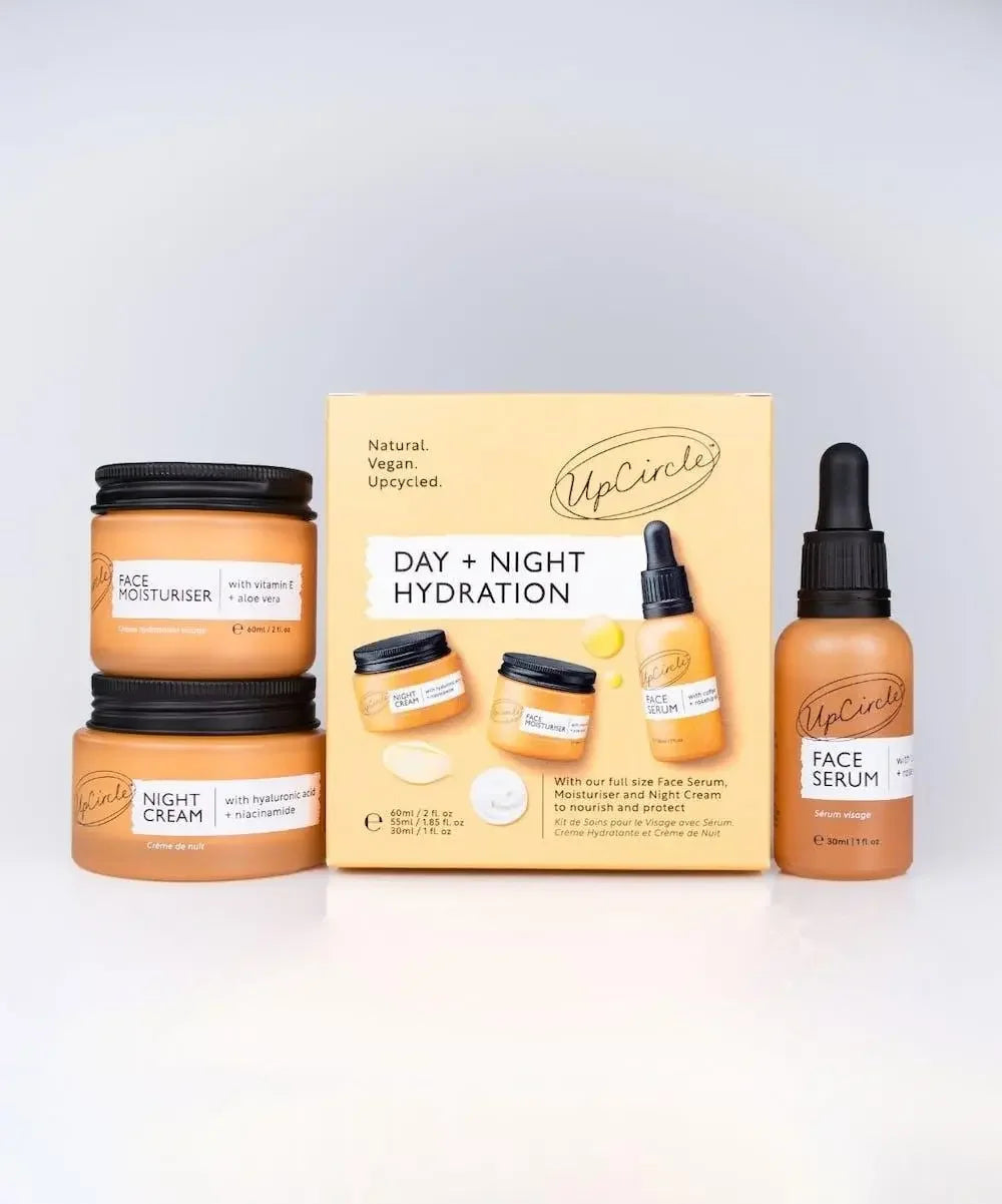Eco Friendly Vegan Skincare Gift - Day + Night Hydration Set - D'Sare 