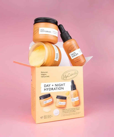 Upcircle Day + Night Hydration Skincare Gift Set by D'Sare