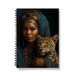 Leopard Luxe Lady Glamorous Empress  Notebook - D'Sare