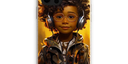 Little Boy Dino Dream: MelanatedMe Adventures by D'Sare Eco Phone Case by Prodigi