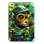 Nature's Resilience: Surreal Auto-Forest Artwork - Whimsical Raccoon and Greenery Infused Car  Tablet Cases - D'Sare