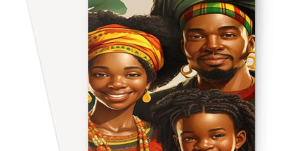 Happy MelanatedME Holidays Greeting Card - D'Sare