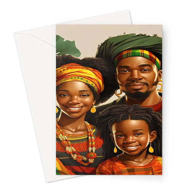 Happy MelanatedME Holidays Greeting Card - D'Sare