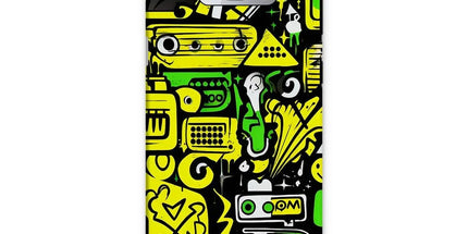Graffiti Green and Yellow Abstract: A Dive into Vibrant Urban Art Tough Phone Case by Prodigi