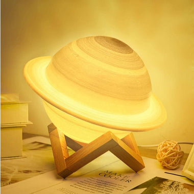 3D 16 Color Moon Rechargeable Night Lamp - D'Sare