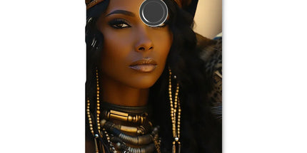 Blue Empress and The Majestic Leopard Snap Phone Case by Prodigi