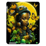 Monarch Butterfly Urban Fantasy Art Print - Afrofuturistic Girl with Butterflies Tablet Cases - D'Sare