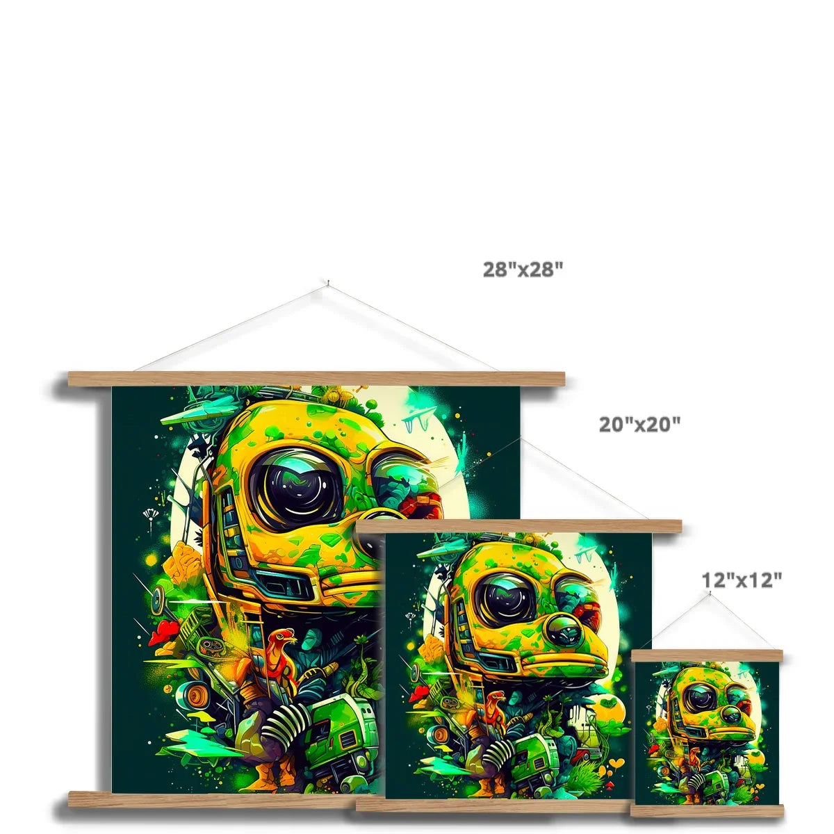 Graffiti Odyssey Wonderland Framed Wall Print with Hanger by Prodigi