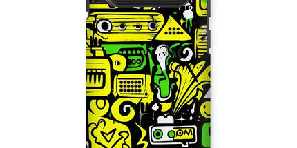 Graffiti Green and Yellow Abstract: A Dive into Vibrant Urban Art Tough Phone Case by Prodigi