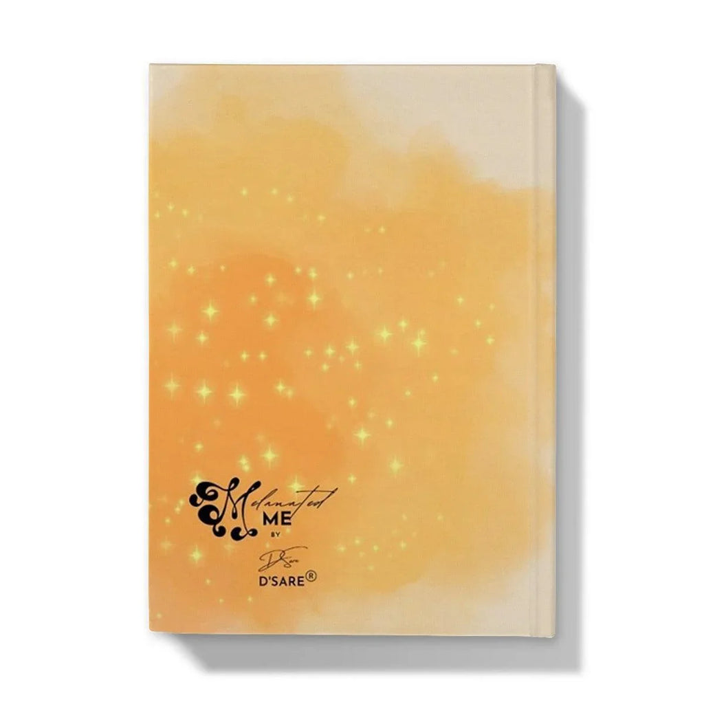 Autum Days Cute Black Girl MelanatedMe Hardback Journal - D'Sare 