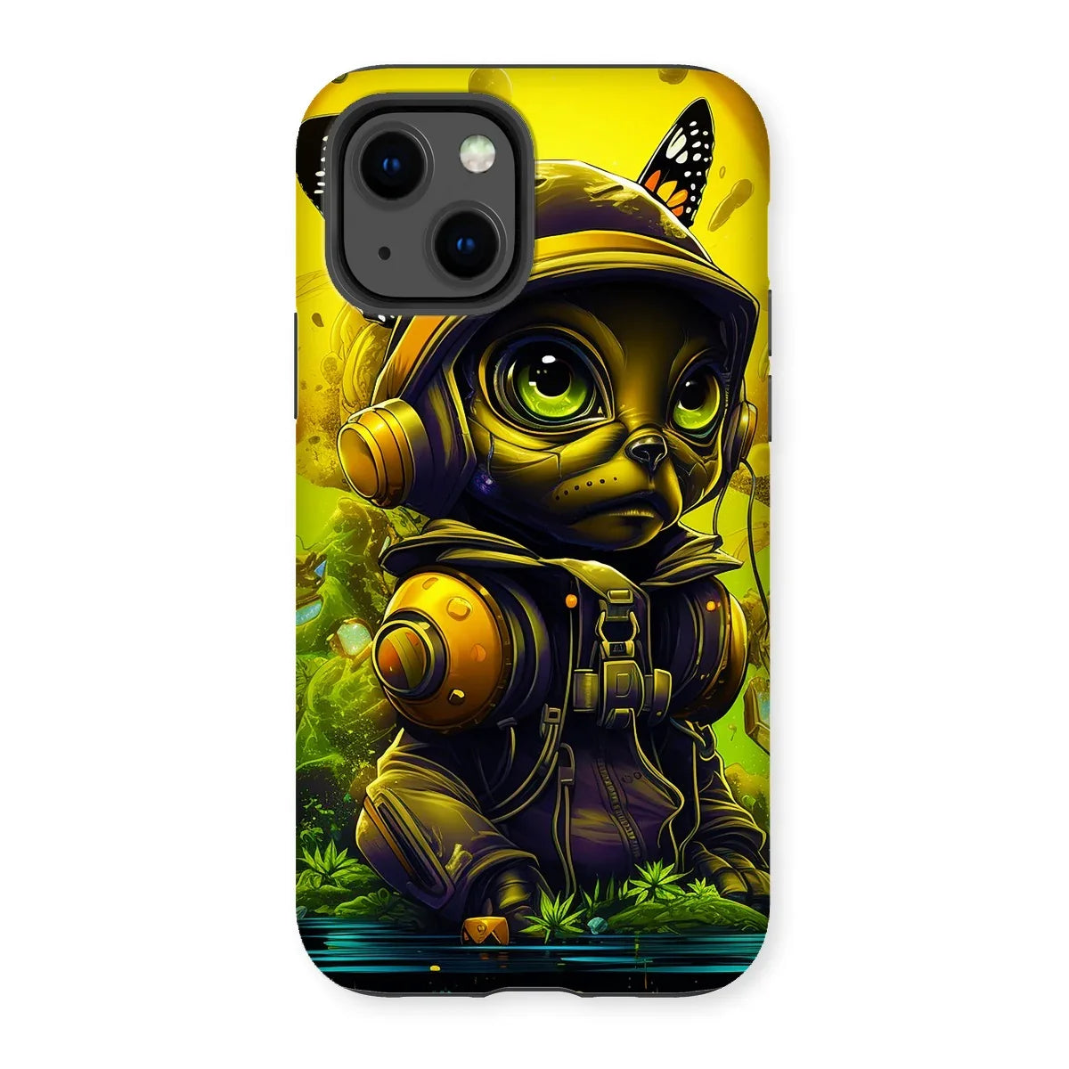 Lunar Explorer Pup | Intergalactic Canine Adventurer - Cosmic Voyage Sci-Fi Enthusiasts Tough Phone Case - D'Sare
