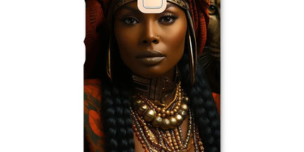 Empress Ebony Leopard Luxe MelanatedME Snap Phone Case by Prodigi