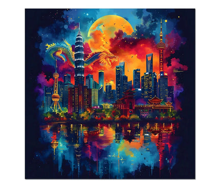 2024 Year Of The Dragon Celebration Hahnemühle German Etching Print - D'Sare