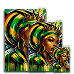 Gift For Her Rasta Queen Street Black Women Gift Eco Canvas - D'Sare