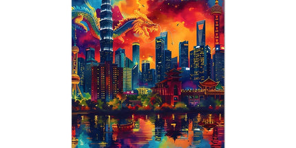 2024 Year Of The Dragon Celebration Photo Art Print by Prodigi