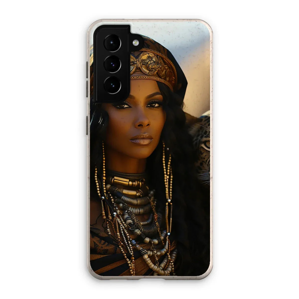 Blue Empress and The Majestic Leopard Eco Phone Case - D'Sare