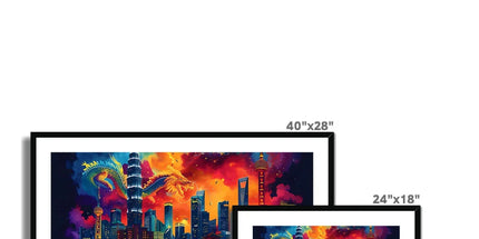 2024 Year Of The Dragon Celebration Framed & Mounted Print by Prodigi