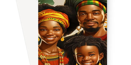 Happy MelanatedME Holidays Greeting Card - D'Sare