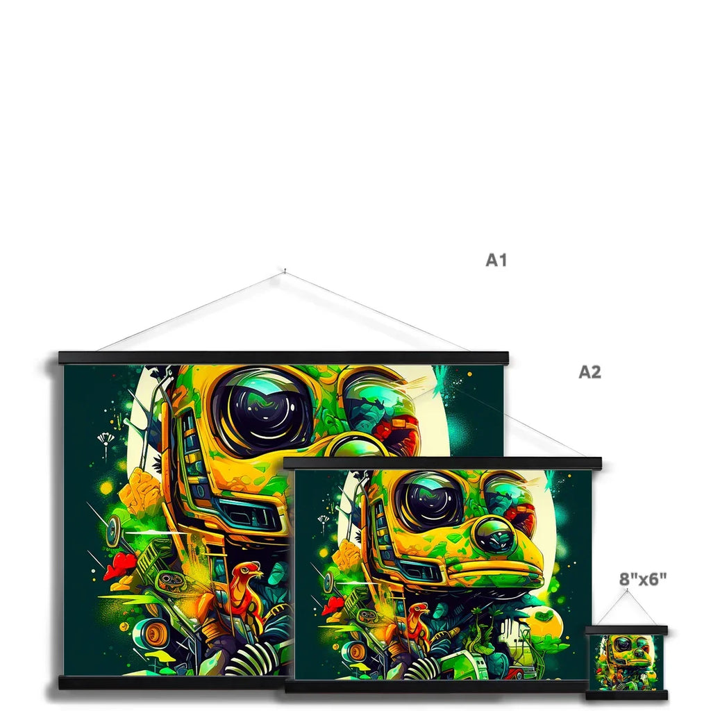 Graffiti Odyssey Wonderland Framed Wall Print with Hanger by Prodigi