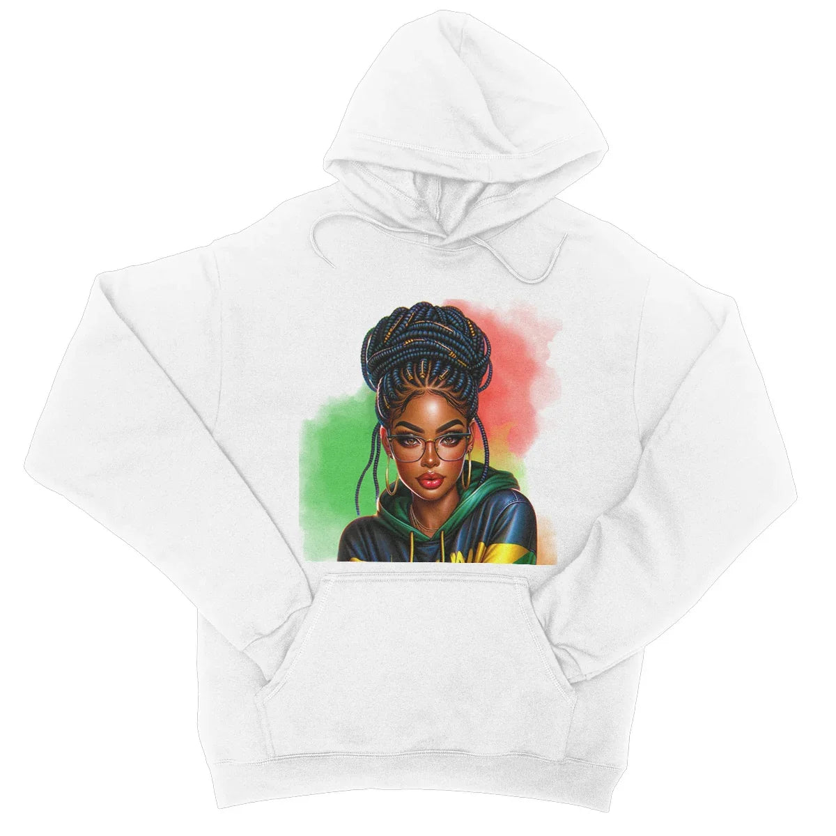 Irie Island Girl  College Hoodie - D'Sare