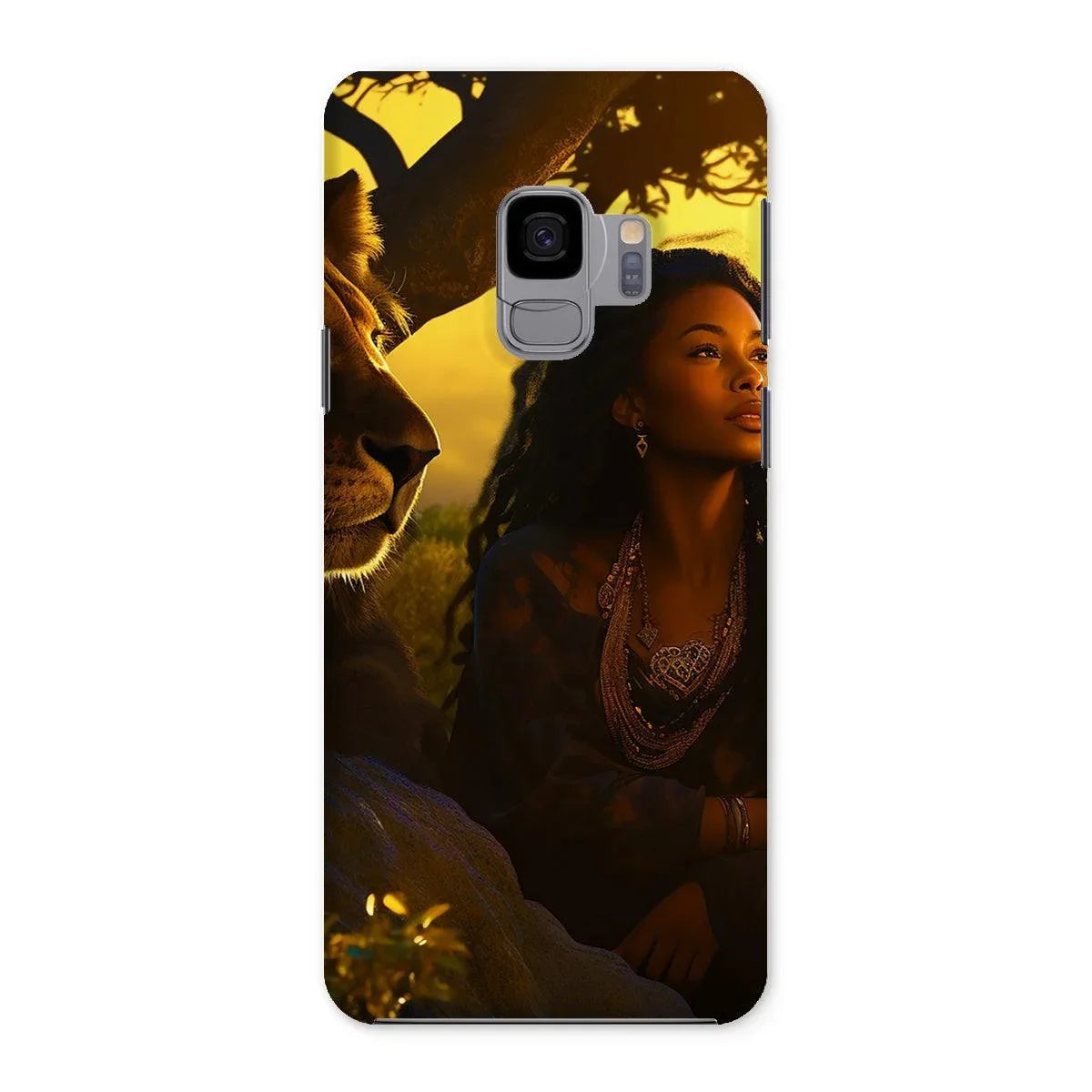 Empress Divine: The Black Feminine & Lion of Judah Legacy Snap Phone Case - D'Sare 