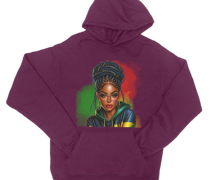 Irie Island Girl  College Hoodie - D'Sare