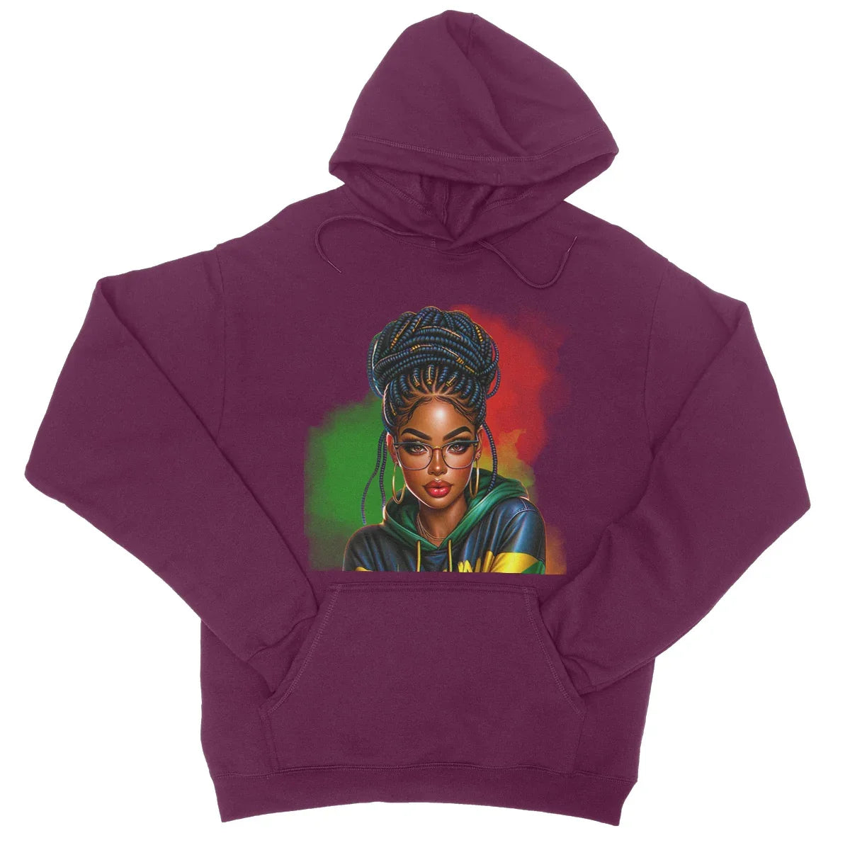 Irie Island Girl  College Hoodie - D'Sare