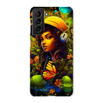 Urban Girl Neon Butterfly Headphone Pop Snap Phone Case - D'Sare