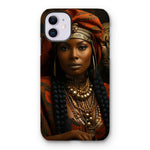 Empress Ebony Leopard Luxe MelanatedME Tough Phone Case