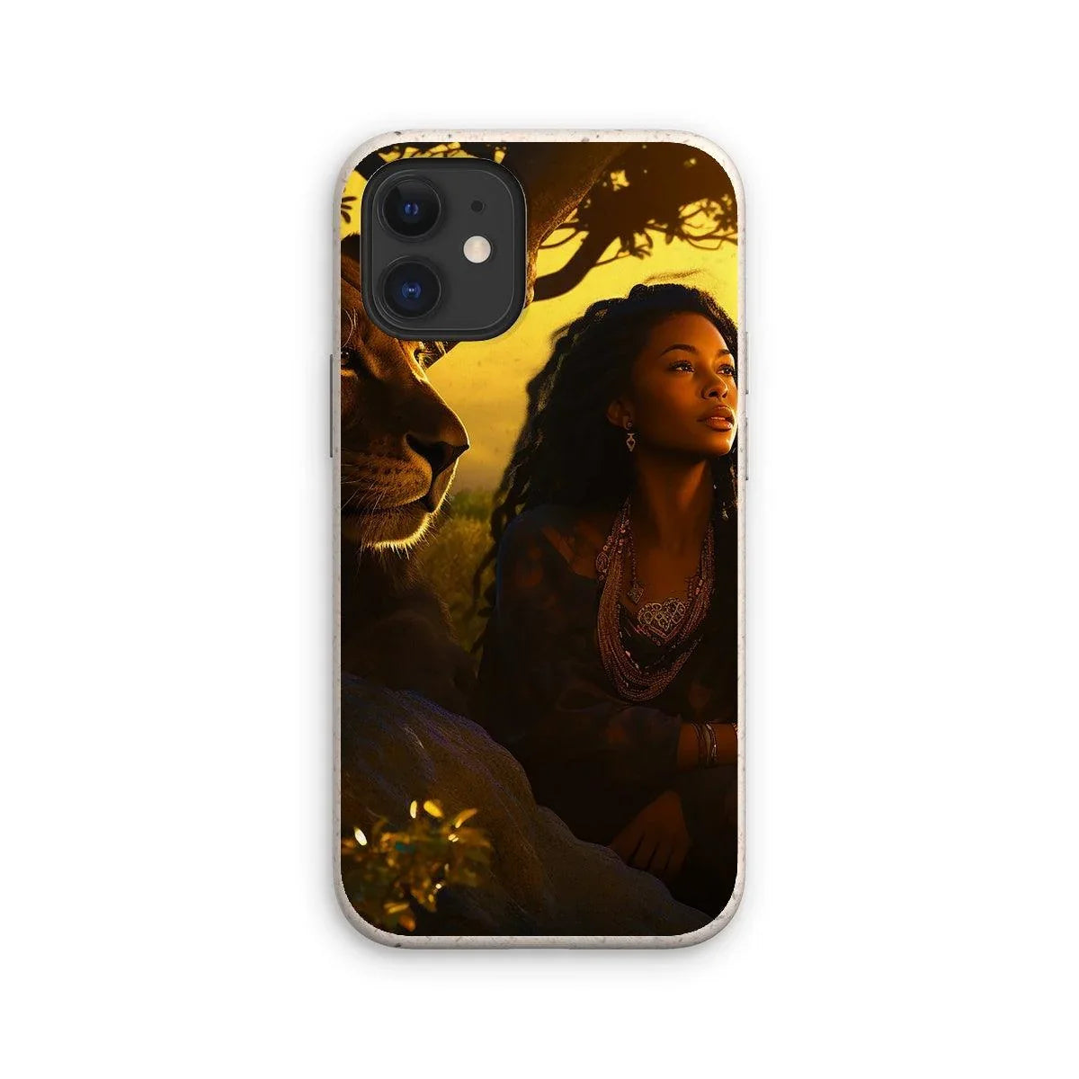Empress Divine: The Black Feminine & Lion of Judah Legacy Eco Phone Case - D'Sare 