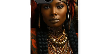 Empress Ebony Leopard Luxe MelanatedME Snap Phone Case by Prodigi
