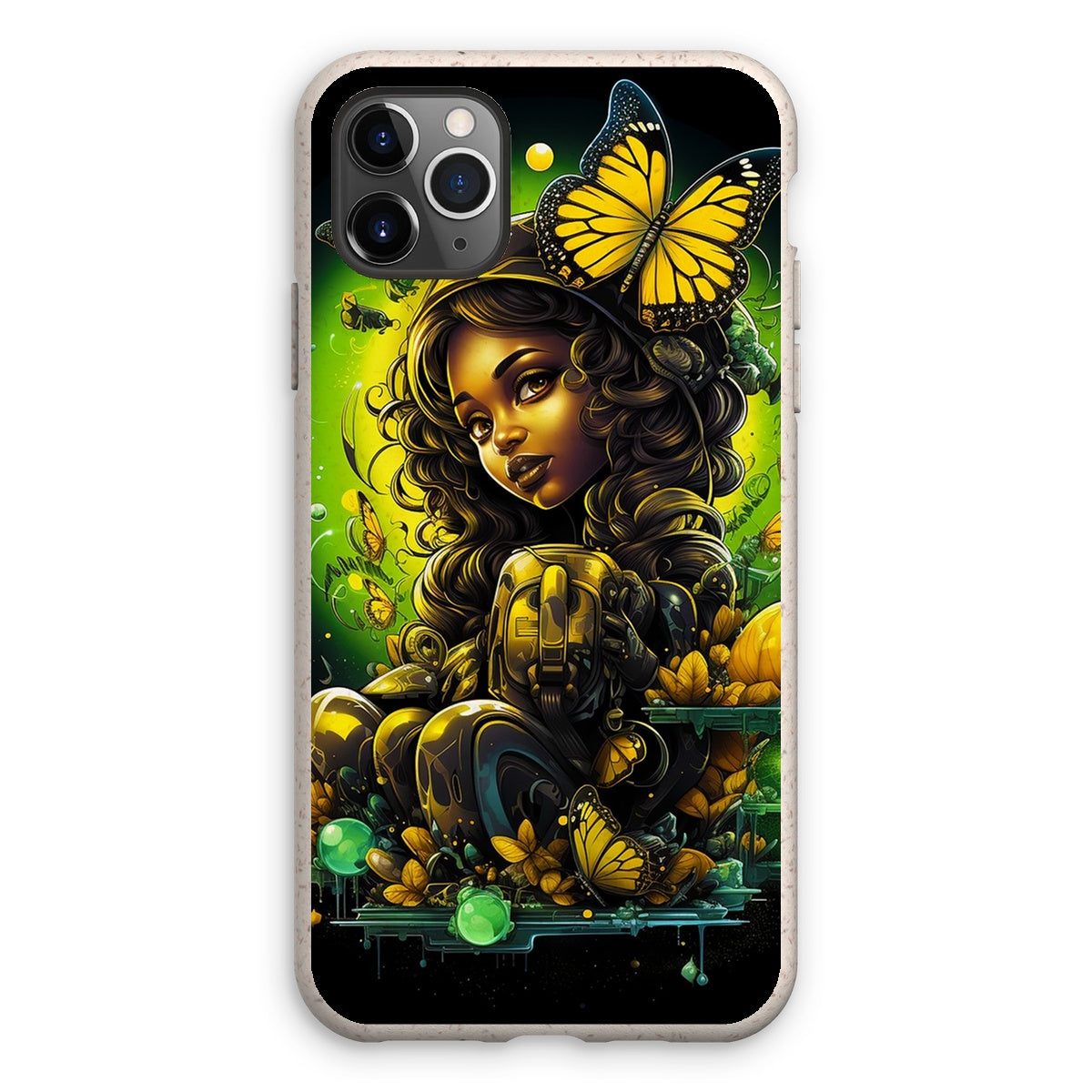 Urban Jungle Metamorphosis Muse Luminous Butterfly Queen Eco Phone Case