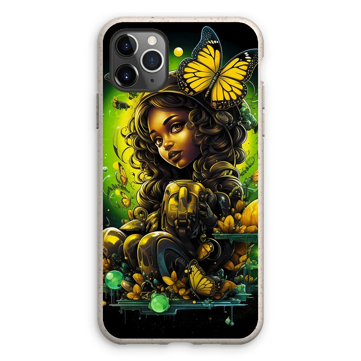 Urban Jungle Metamorphosis Muse Luminous Butterfly Queen Eco Phone Case - D'Sare