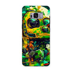 Mechanical Muse: Vibrant Graffiti Odyssey in Surreal Auto Wonderland Tough Phone Case - D'Sare