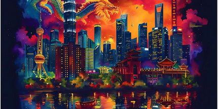 2024 Year Of The Dragon Celebration Temporary Tattoo by Prodigi