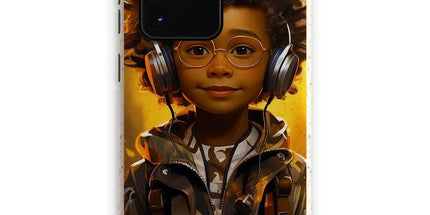 Little Boy Dino Dream: MelanatedMe Adventures by D'Sare Eco Phone Case by Prodigi