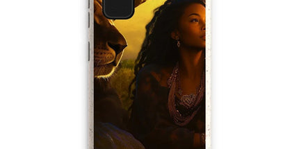 Empress Divine: The Black Feminine & Lion of Judah Legacy Eco Phone Case by Prodigi