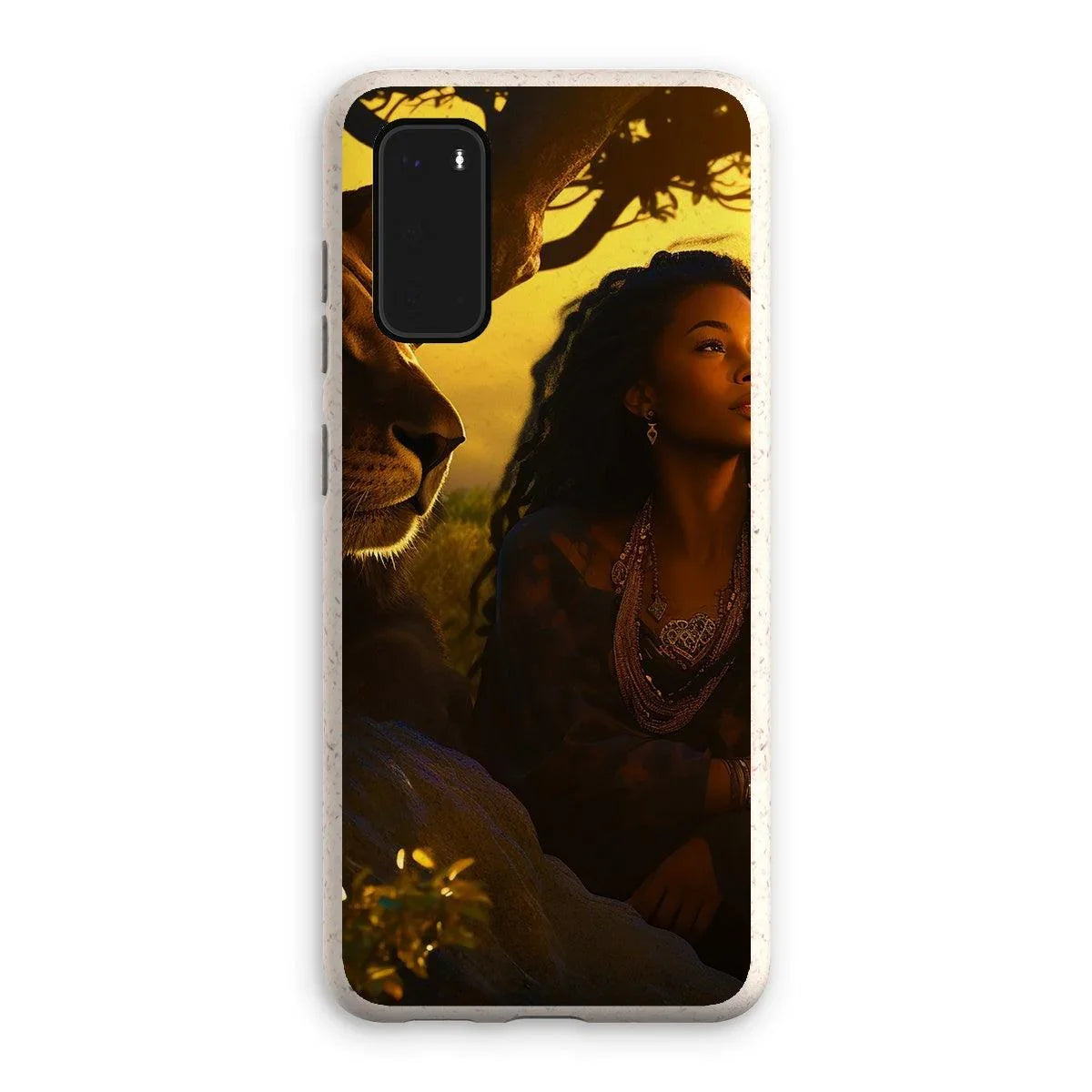 Empress Divine: The Black Feminine & Lion of Judah Legacy Eco Phone Case - D'Sare 
