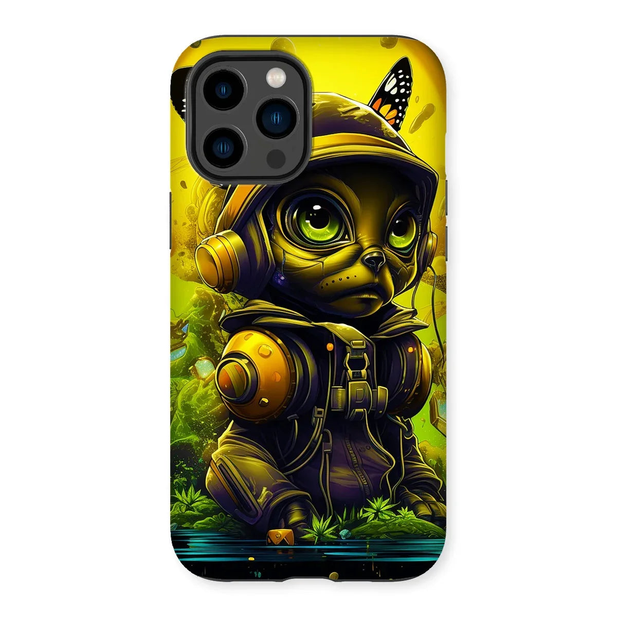 Lunar Explorer Pup | Intergalactic Canine Adventurer - Cosmic Voyage Sci-Fi Enthusiasts Tough Phone Case - D'Sare