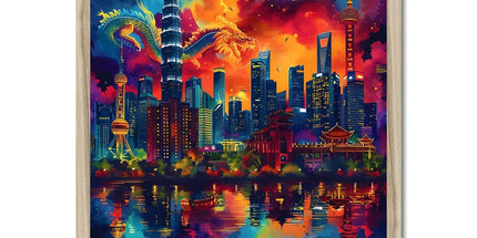 2024 Year Of The Dragon Celebration Budget Framed Poster - D'Sare